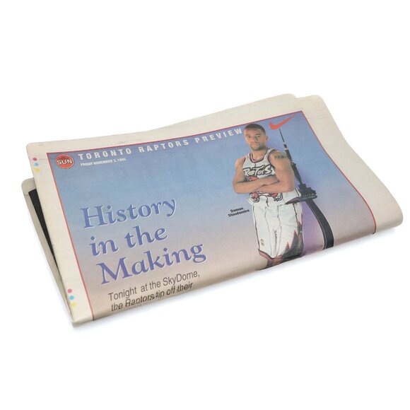 Toronto Sun Newspaper 1995 Raptors Preview Debut Season NBA Basketball Champions - Picture 4 of 11